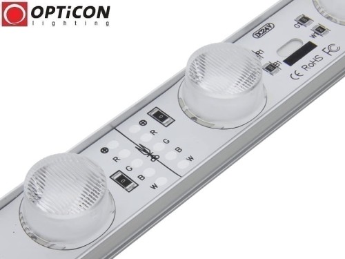 Moduł LED 24V 22W IP67 100cm 10x60st 18x SMD3030 Wielokolorowy RGBW