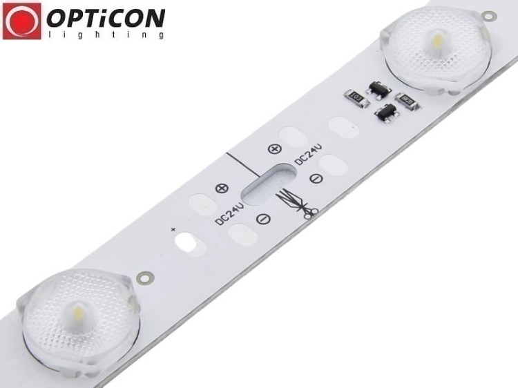Moduł LED 24V 16,8W IP20 100cm 180st 14x SMD3030 Biały Zimny 6000K