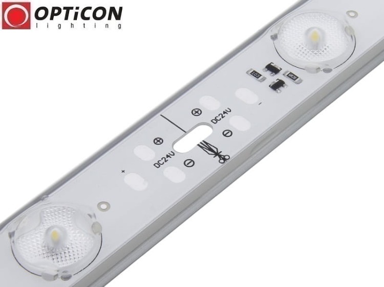 Moduł LED 24V 16,8W IP67 100cm 180st 14x SMD3030 Biały Zimny 6000K