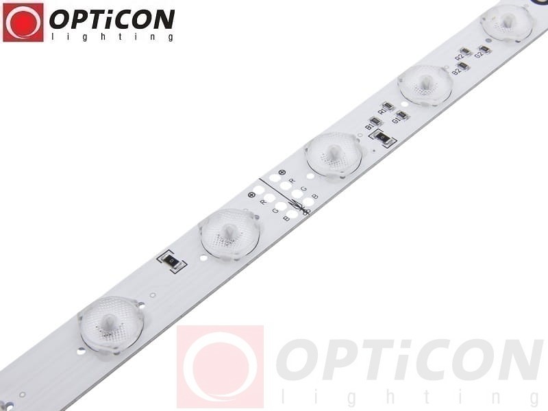 Moduł LED 24V 24W IP20 100cm 180st 24x SMD3030 Wielokolorowy RGB