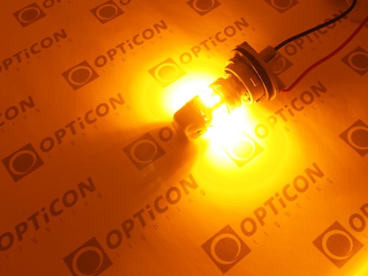 Skoda Fabia III - Światła kierunkowskazów LED Py21W Bau15s CANBUS Opticon Premium - Zestaw 2 żarówki