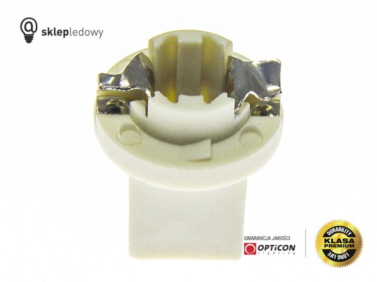 Złącze Gniazdo Bx8.5d dla żarówek W1,2W W2W - Montażowe
