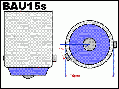 Mercedes Benz W211 - Światła kierunkowskazów LED Py21W Bau15s CANBUS Opticon Premium - Zestaw 2 żarówki