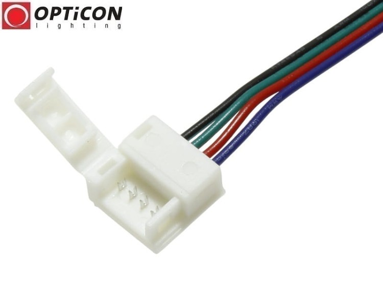 Konektor Szybkozłączka z przewodem do łączenia dwóch Taśm Led RGB 10mm IP65