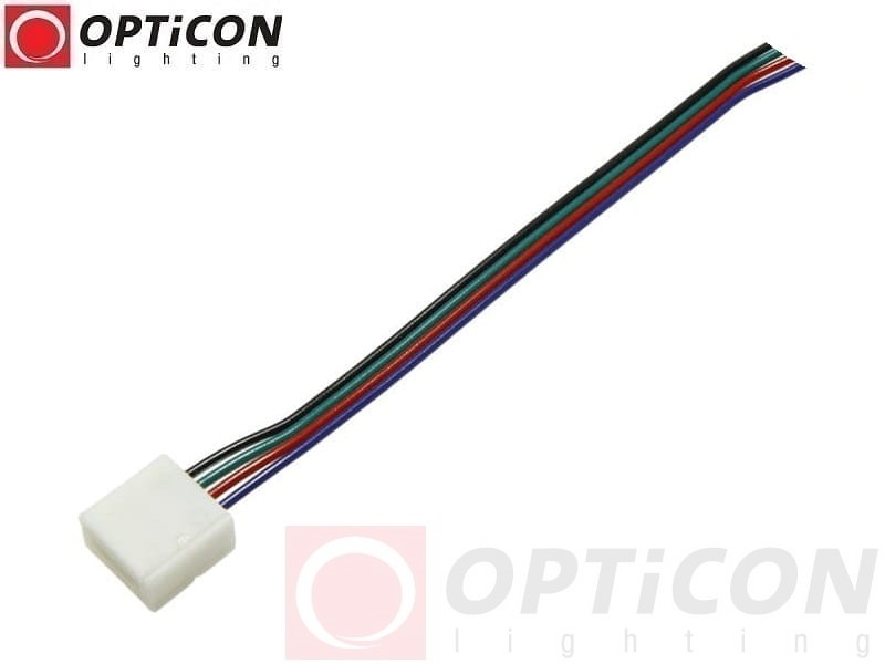 Konektor Szybkozłączka z przewodem do łączenia dwóch Taśm Led RGB 10mm IP65