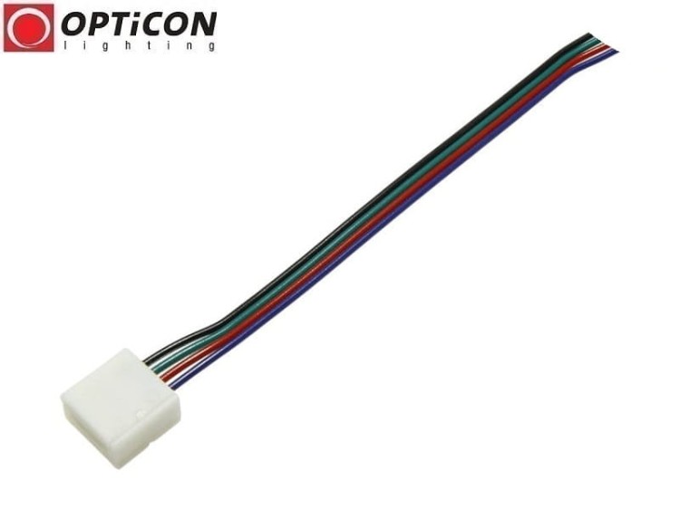 Konektor Szybkozłączka z przewodem do łączenia dwóch Taśm Led RGB 10mm IP65