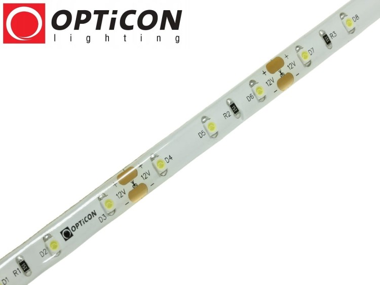 Taśma LED 12V 300 SMD 3528 8mm IP65 4,8W/m Biały Neutralny 4300K OPTICON PREMIUM