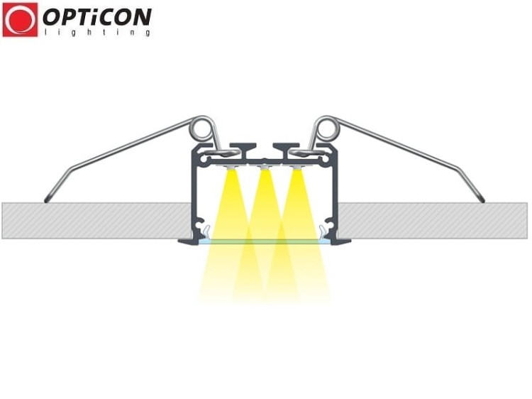 Profil LED G6 Biały aluminium anodowane - 100 cm