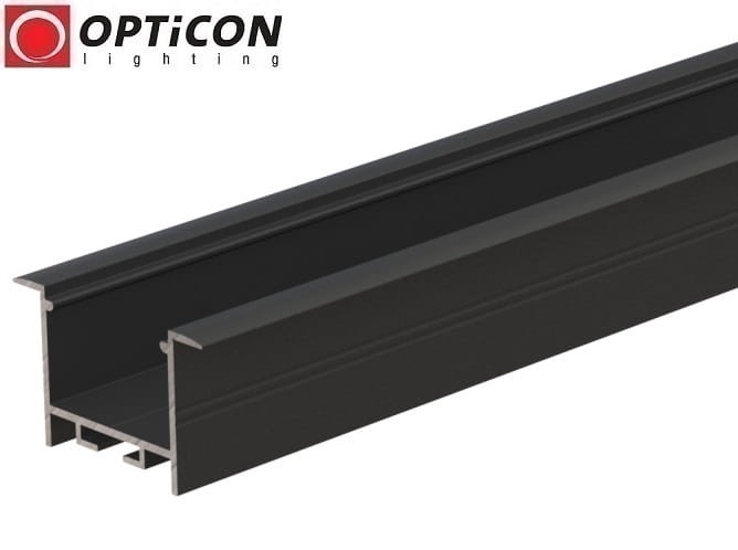 Profil LED G6 Czarny aluminium anodowane - 100 cm