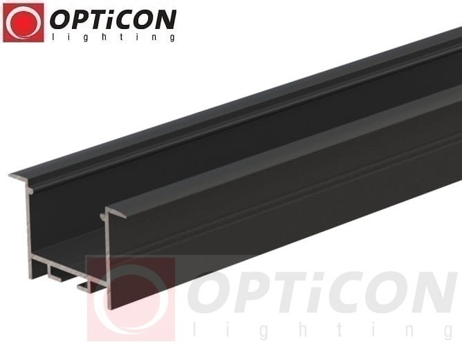 Profil LED G6 Czarny aluminium anodowane - 200 cm