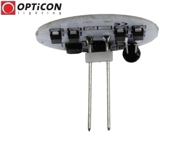 Żarówka G4 LED 2,5W 10-30V DC 18x SMD 2835 250lm Biały Neutralny 4500K 12V 24V Opticon Premium Back Pin