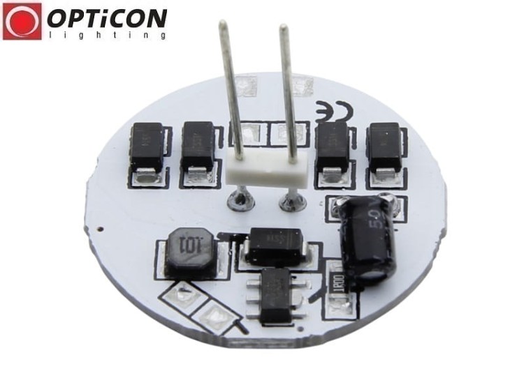 Żarówka G4 LED 2,5W 10-30V DC 18x SMD 2835 250lm Biały Neutralny 4500K 12V 24V Opticon Premium Back Pin