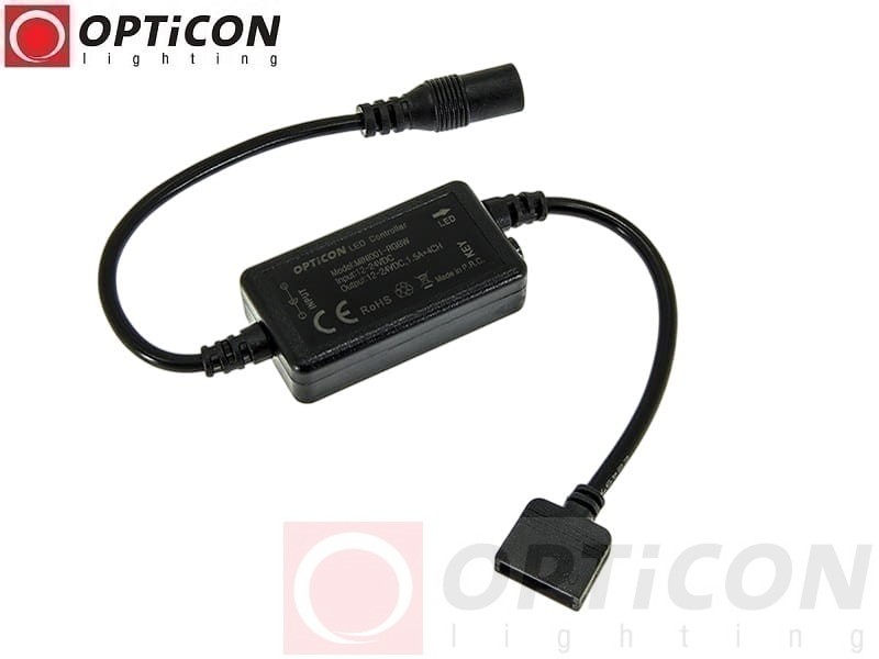 Sterownik OPTICON RGBW Strefowy 6A 12V / 24V DC 2,4G