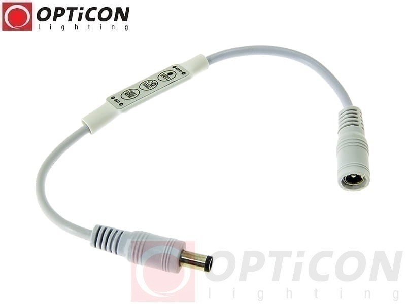 Włącznik Ściemniacz Taśm LED Dotykowy 4A 12V / 24V DC - DC 5,5/2,1mm