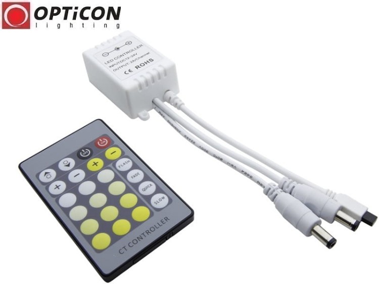 Sterownik Taśm LED MONO / CCT IR 4A 12V / 24V DC Pilot 24 funkcje
