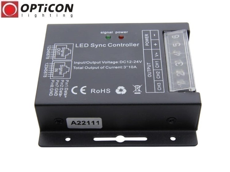 Sterownik Taśm LED MONO OPTICON Radiowy 30A 12V / 24V DC Pilot 14K