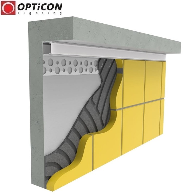 Profil LED Tile Single Srebrny aluminium anodowane - 200 cm