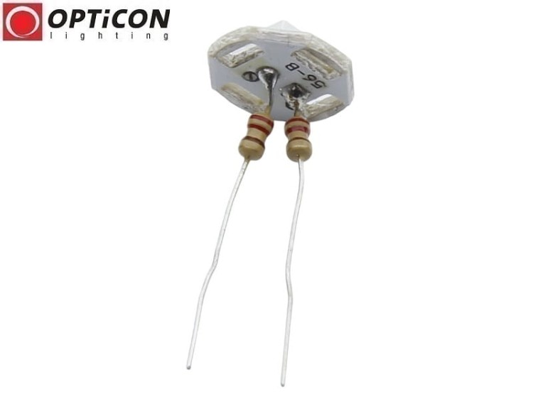 Moduł Świetlny LED 5mm 24V DC 1x SMD5050 Biały Zimny 6000K