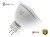 Żarówka LED MR16 5W 10-30V DC 60x SMD 2835 Biały Zimny 6000K 12V 24V OPTICON