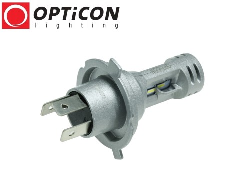 Żarówka LED H4 H19 HS1 13W 12V 24V DC 1500lm 6000K OPTICON PREMIUM