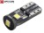 Żarówka Led W5W T10 12V DC 3x SMD 2835 Biały Ciepły 3000K OPTICON PREMIUM