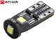Żarówka Led W5W T10 12V DC 3x SMD 2835 Biały Zimny 6000K OPTICON PREMIUM