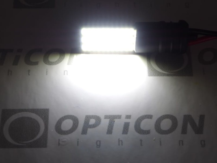 Żarówka Led W5W T10 12V DC 33x SMD 4014 Biały Zimny 6000K OPTICON PREMIUM
