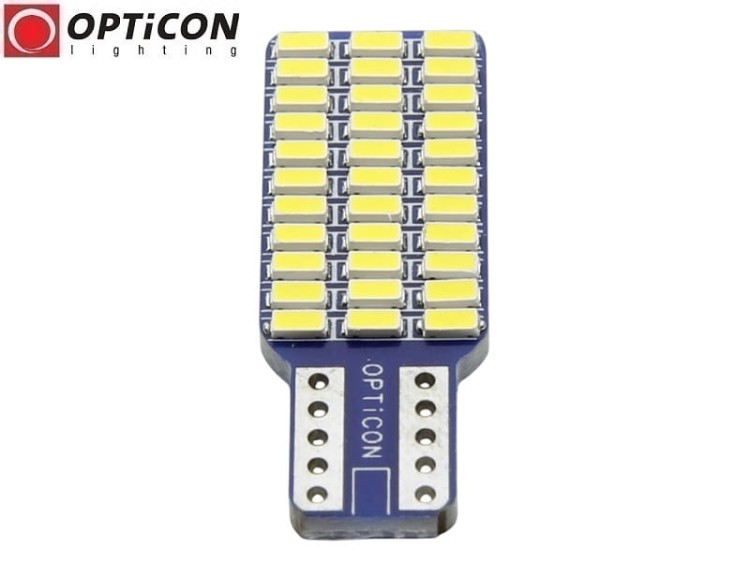 Żarówka Led W5W T10 12V DC 33x SMD 4014 Biały Neutralny 4500K OPTICON PREMIUM