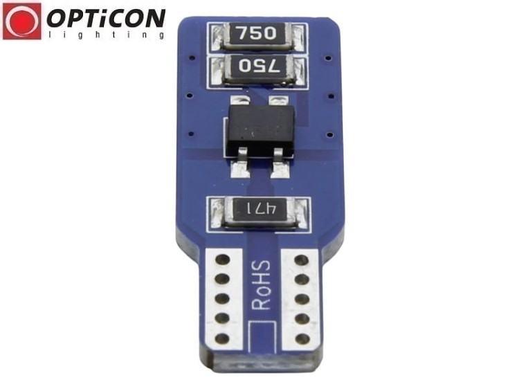 Żarówka Led W5W T10 12V DC 33x SMD 4014 Biały Neutralny 4500K OPTICON PREMIUM