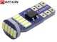 Żarówka Led W5W T10 12V DC 15x SMD 3014 Biały Zimny 6000K OPTICON PREMIUM