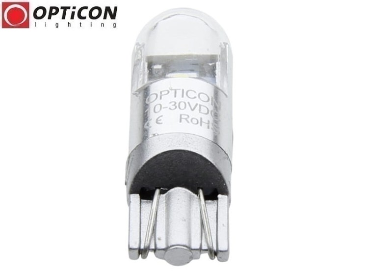 Żarówka Led W5W T10 12V DC 3x SMD3030 Biały Zimny 6000K OPTICON PREMIUM