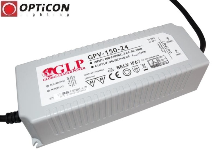 Zasilacz GLP GPV-150-24 6A 150W do Taśm Led z 230V do 24V Wodoszczelny IP67