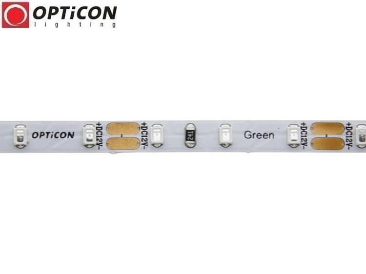 Taśma LED 12V 600 SMD 2216 4mm IP20 7,2W /m Kolor Zielony OPTICON PREMIUM