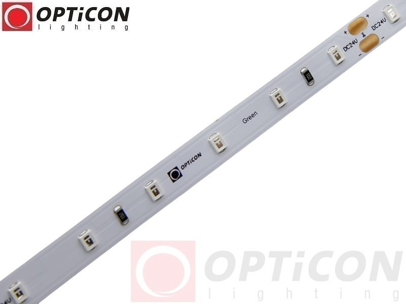 Taśma LED 24V 300 SMD 2835 8mm IP20 4,8W /m Kolor Zielony OPTICON PREMIUM