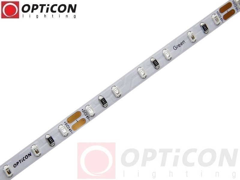 Taśma LED 24V 600 SMD 2216 4mm IP20 7,2W /m Kolor Zielony OPTICON PREMIUM