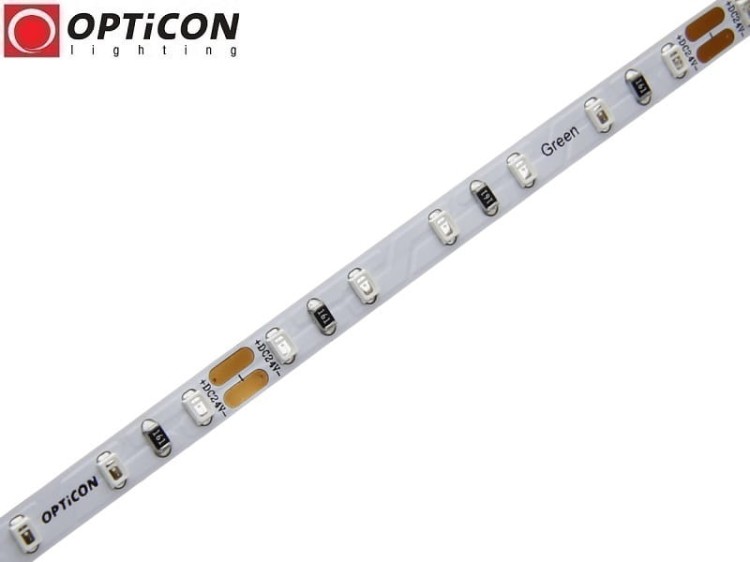 Taśma LED 24V 600 SMD 2216 4mm IP20 7,2W /m Kolor Zielony OPTICON PREMIUM