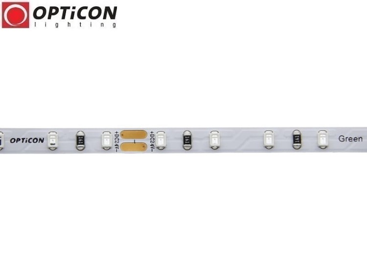 Taśma LED 24V 600 SMD 2216 4mm IP20 7,2W /m Kolor Zielony OPTICON PREMIUM