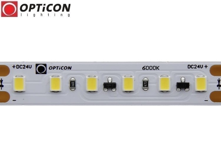 Taśma LED 24V DC Biały Zimny 6000K 600 SMD 2835 10mm IP20 8,5W /m Ultra Long OPTICON PREMIUM