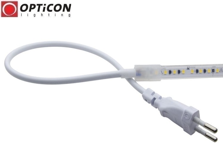 Taśma LED 230V AC Biały Neutralny 4000K 14W/m IP68 12mm 600 SMD 2835 OPTICON PREMIUM