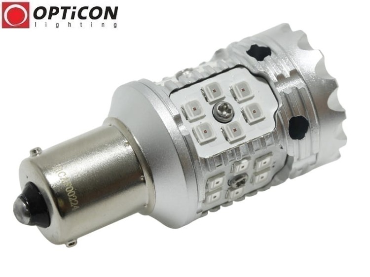 Dacia Duster III - Światło przeciwmgłowe LED P21W Ba15s Opticon Premium - 1 żarówka