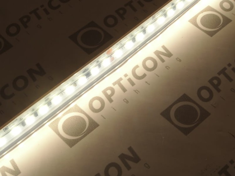 Taśma LED 230V AC Biały Neutralny 4000K 14W/m IP68 12mm 600 SMD 2835 OPTICON PREMIUM