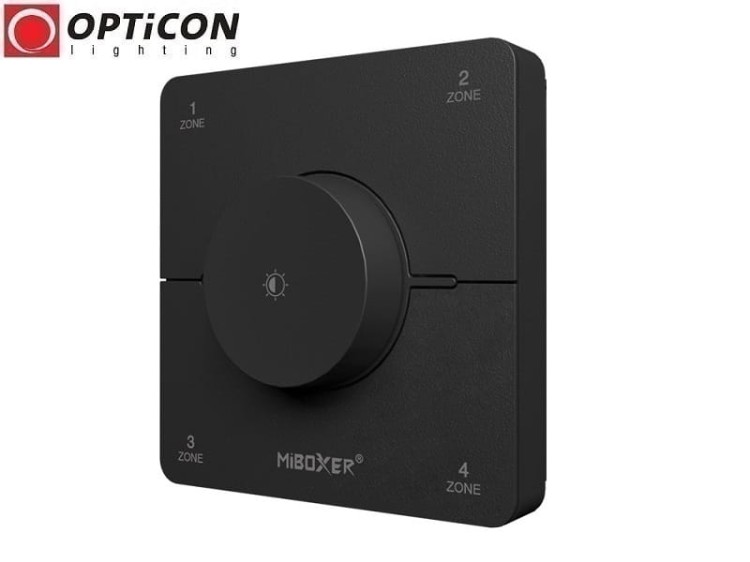 Pilot Miboxer K0S MONO / CCT 4x Strefowy Radiowy 2,4G - Czarny