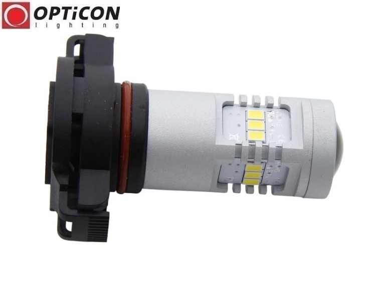 Żarówka Led Ps19W PSx24W 12V DC SMD 3020 Biały Zimny 6000K CANBUS OPTICON PREMIUM