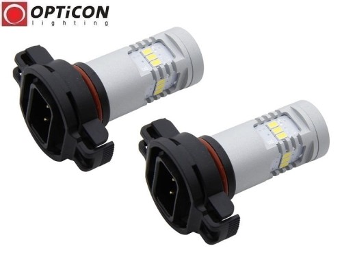 Dodge Challenger - Światła Przeciwmgłowe LED DRL PSX24W OPTICON PREMIUM - Zestaw 2 żarówki
