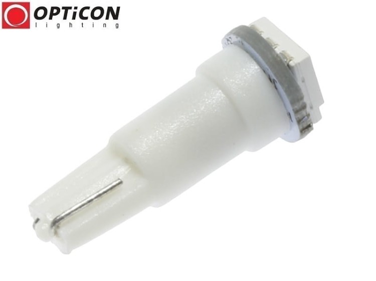 Żarówka Led W1,2W T5 R5 12V DC 1x SMD5050 Biały Ciepły 3000K