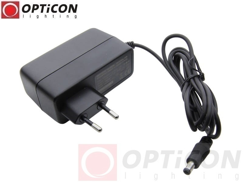 Zasilacz OPTICON 12V 3A 36W do Taśm Led z 230V do 12V Wtyczkowy Czarny