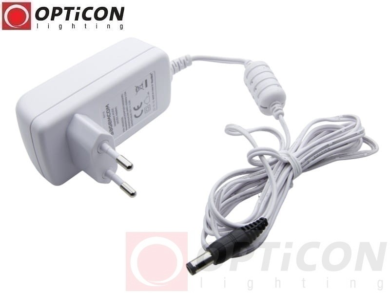 Zasilacz OPTICON 12V 2A 24W do Taśm Led z 230V do 12V Wtyczkowy Biały