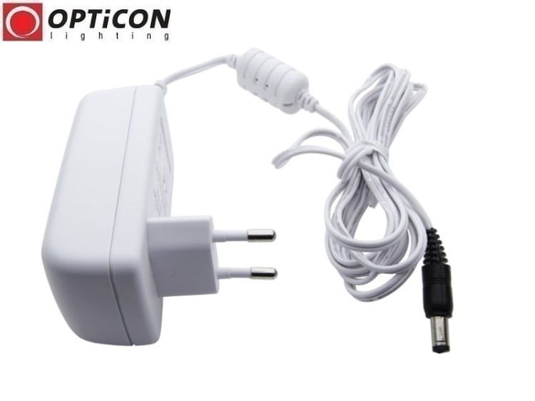 Zasilacz OPTICON 12V 2A 24W do Taśm Led z 230V do 12V Wtyczkowy Biały