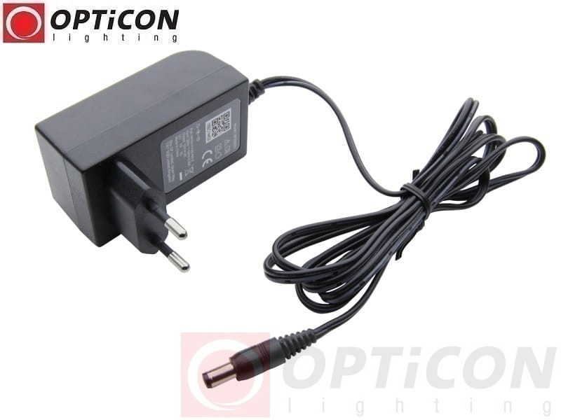 Zasilacz OPTICON 12V 2A 24W do Taśm Led z 230V do 12V Wtyczkowy Czarny