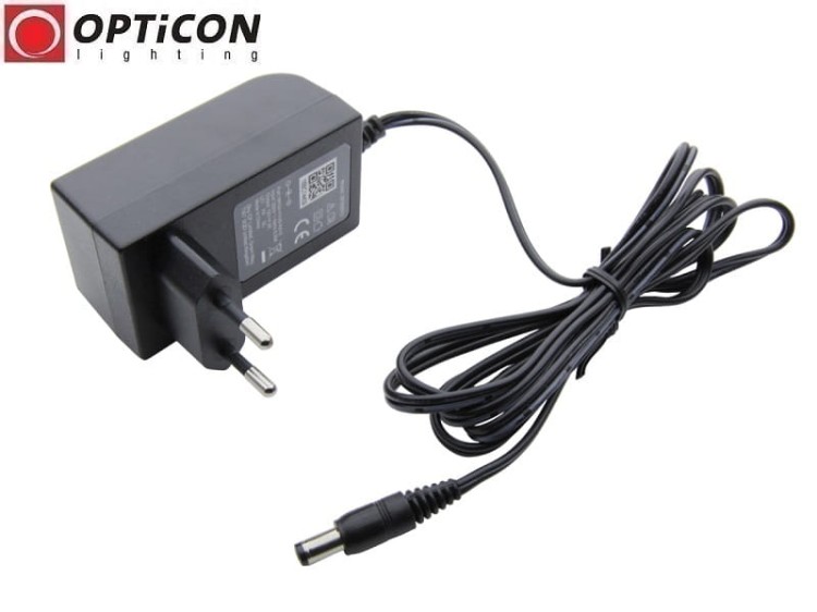 Zasilacz OPTICON 12V 2A 24W do Taśm Led z 230V do 12V Wtyczkowy Czarny
